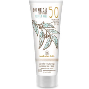 Australian Gold Botanical lotiune colorata protectie solara SPF50 deschis