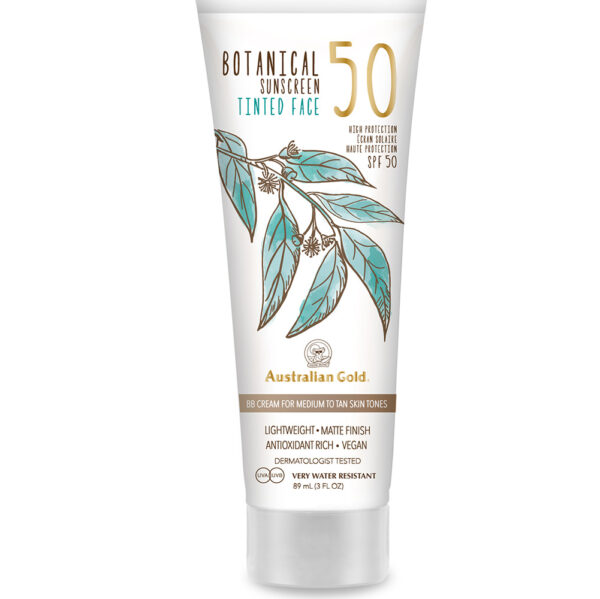 Australian Gold Botanical lotiune colorata protectie solara SPF50